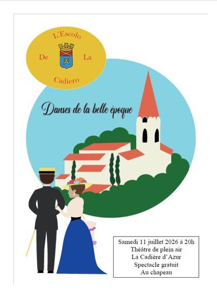 Spectacle 1900_La Cadière-d'Azur - Affiche - Escolo de la Cadiero