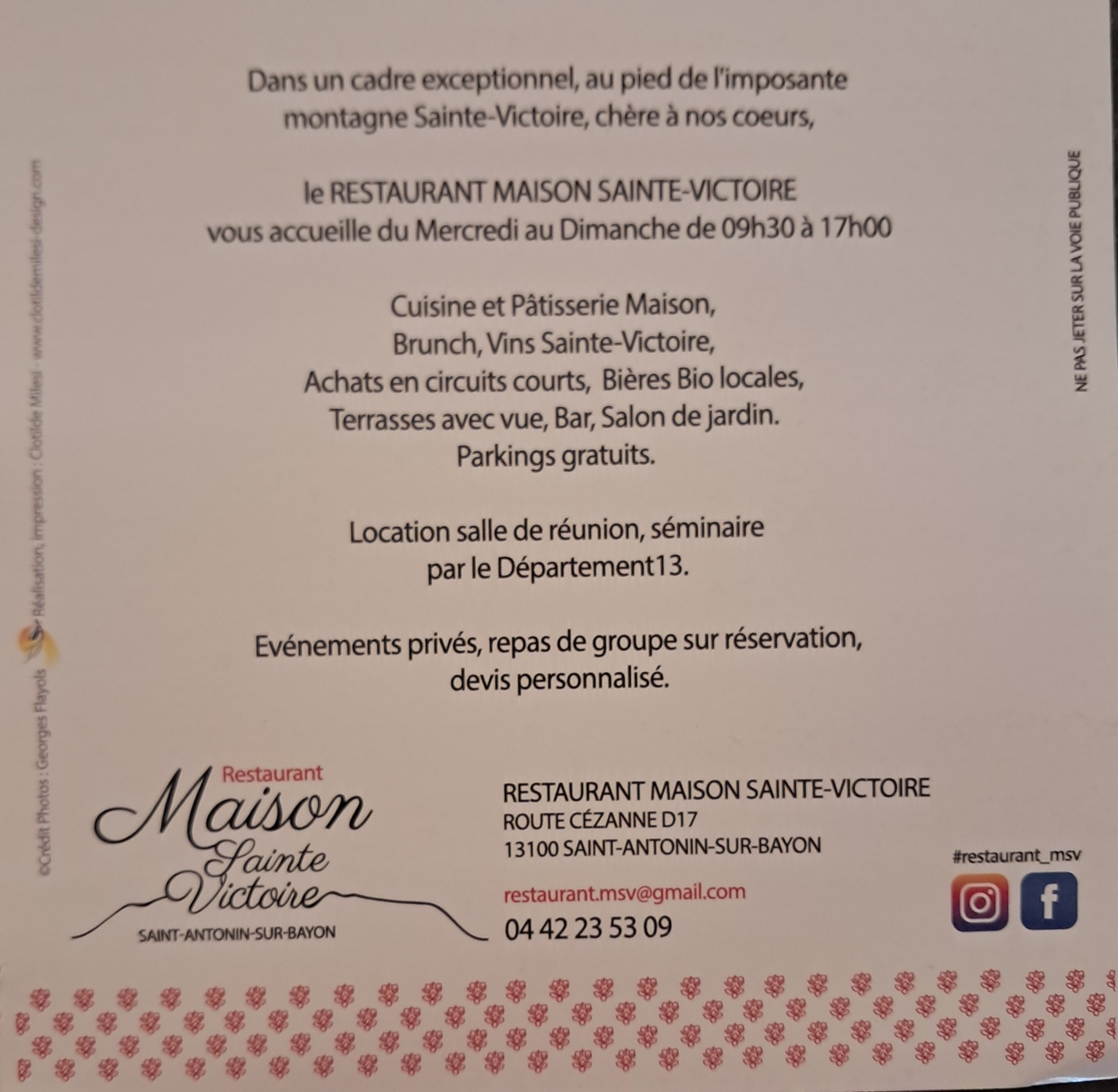 Restaurant Maison Sainte-Victoire, Saint-Antonin-sur-Bayon - photo 8