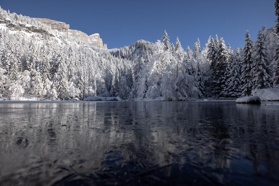 Lac Vert en hiver