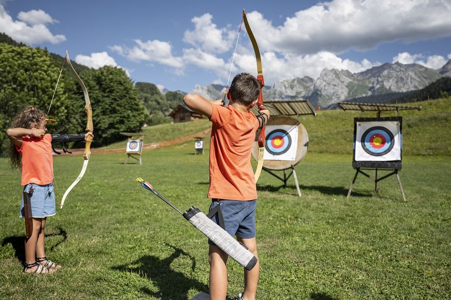 Tir à l'arc au Grand-Bornand : séances 5-7 ans