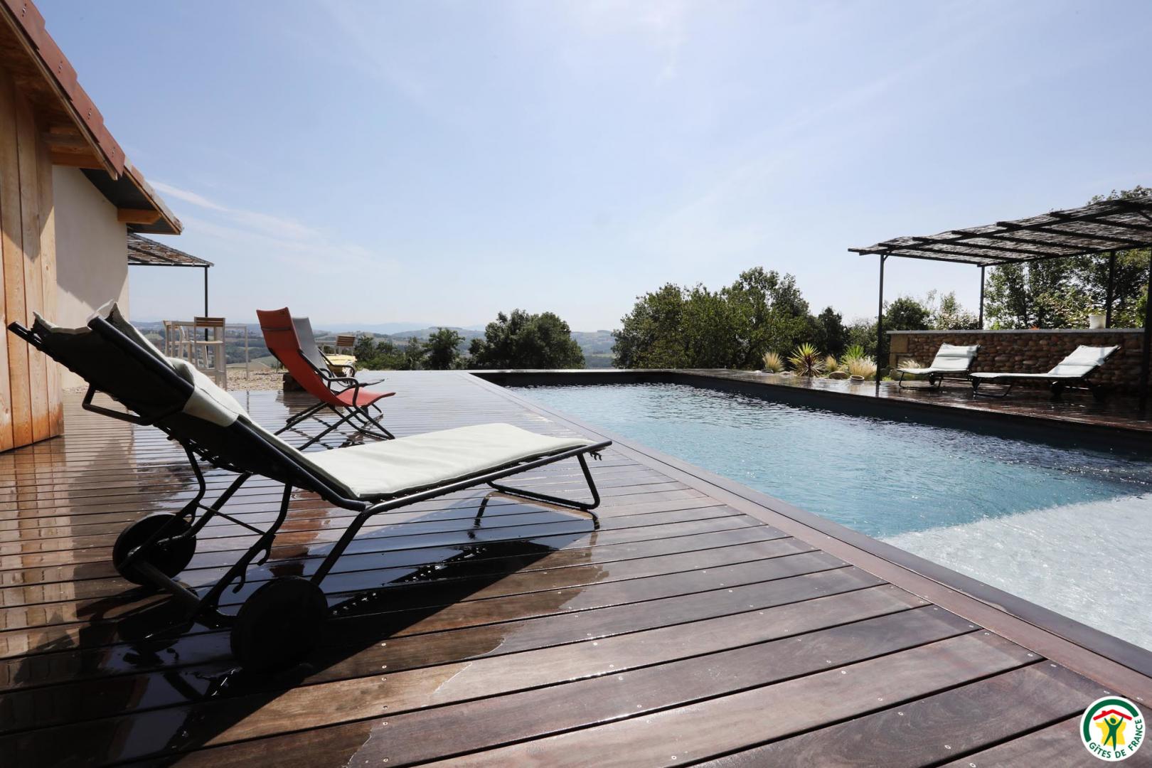 Piscine à partager