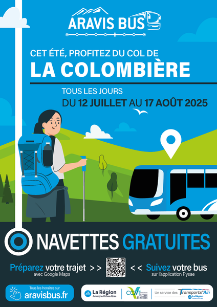 Bus gratuits du col de la Colombière