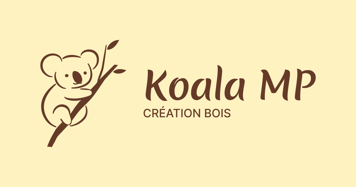 Koala MP - Création sur bois flotté