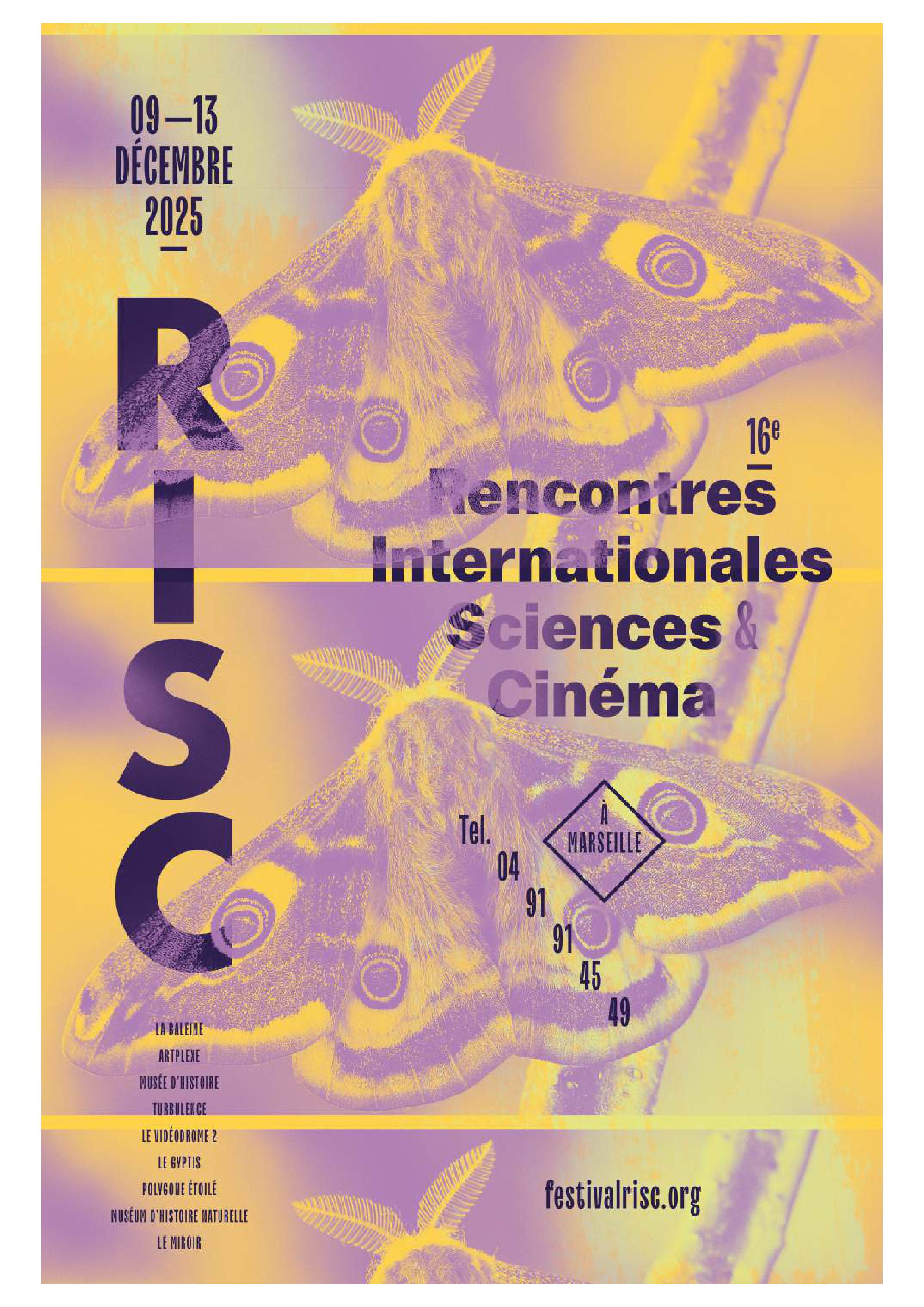 Festival RISC - Rencontres Internationales Sciences & Cinéma 16e édition