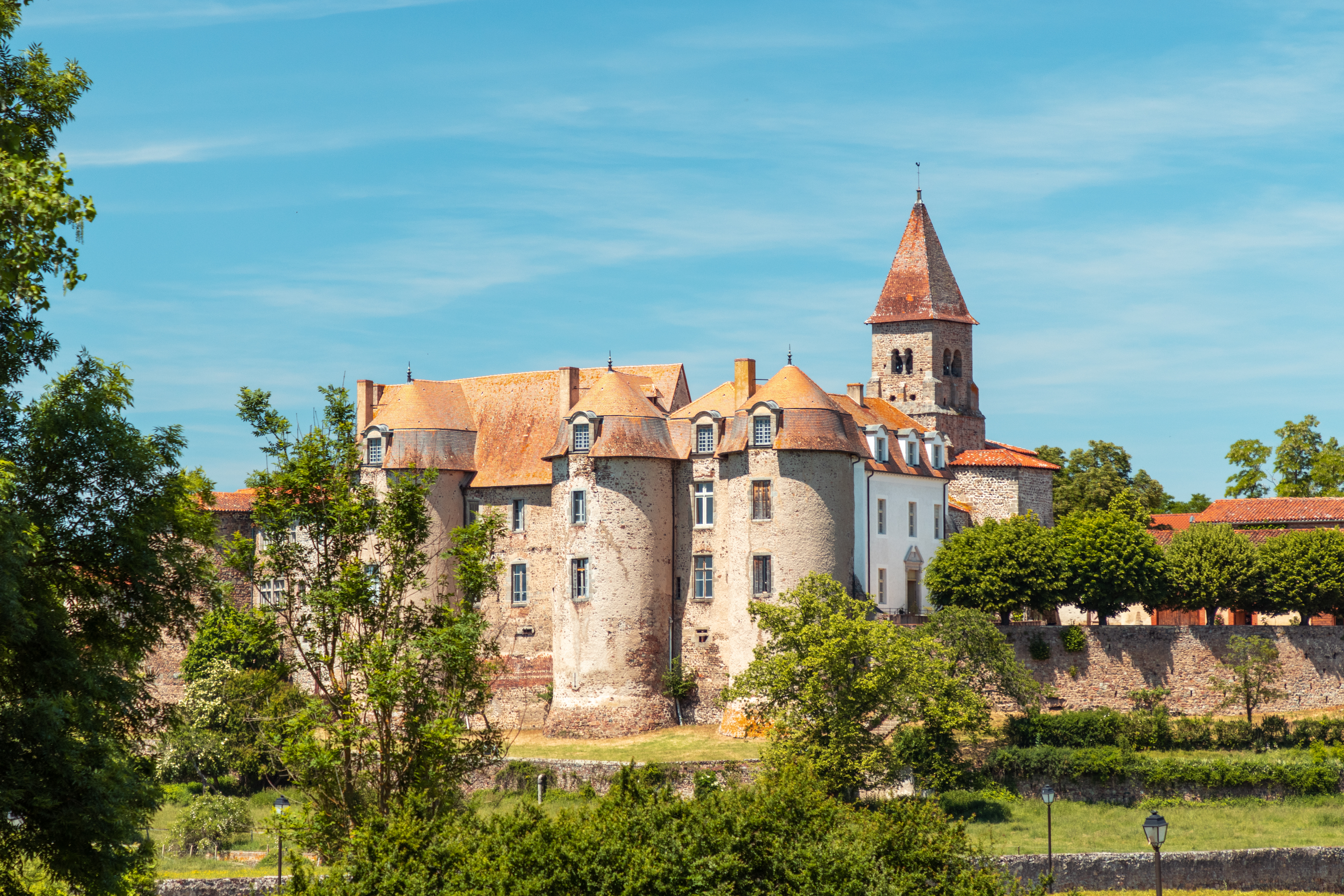 Vue sud du prieuré