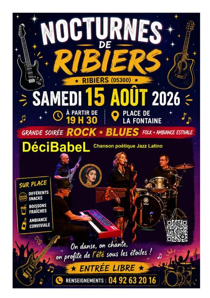 Nocturnes de Ribiers - Bal du 15 août