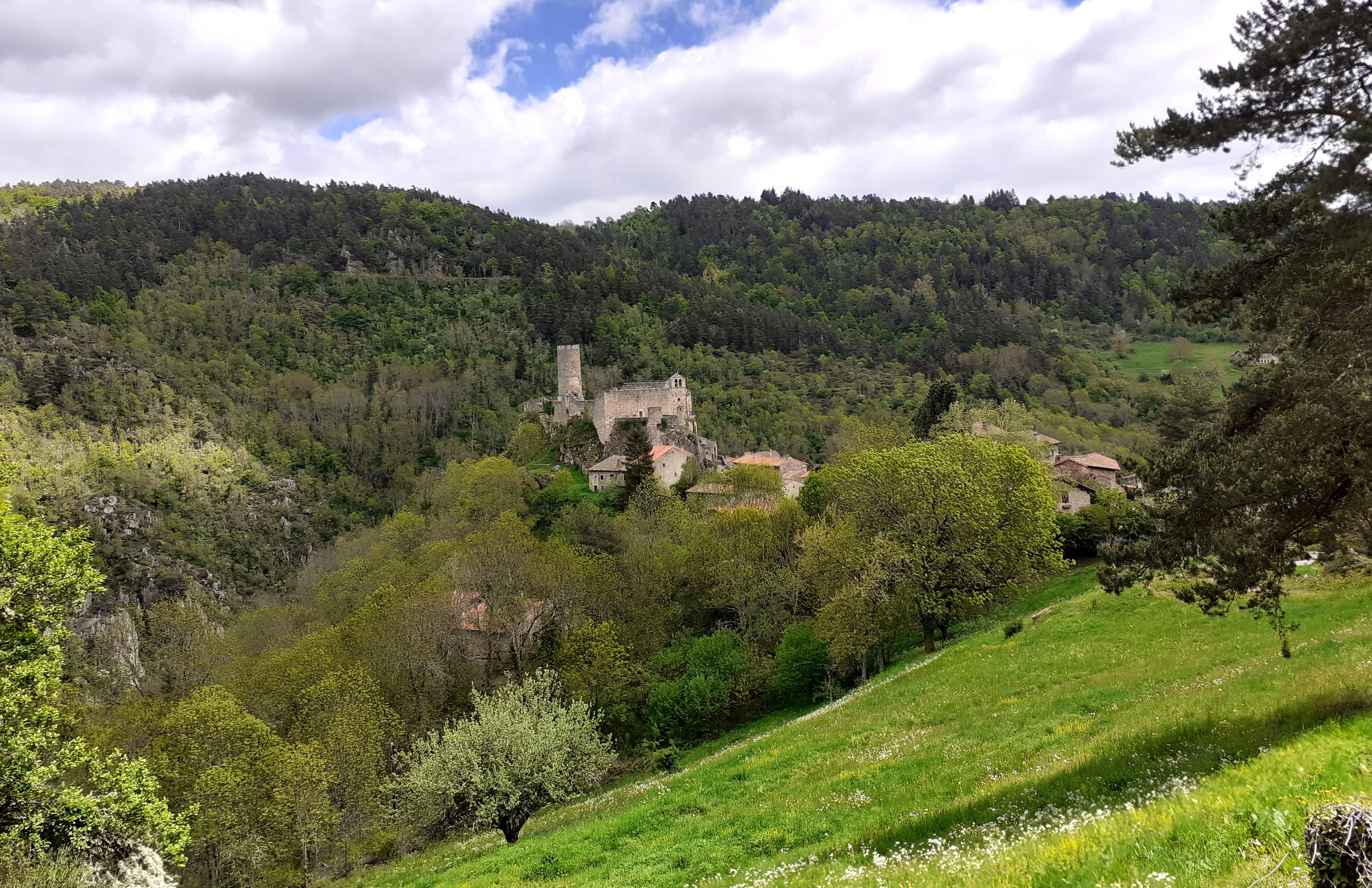 Randonnée sur le chemin du Moulinet