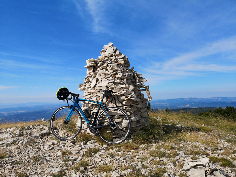 Vélo sur la montagne de Lure