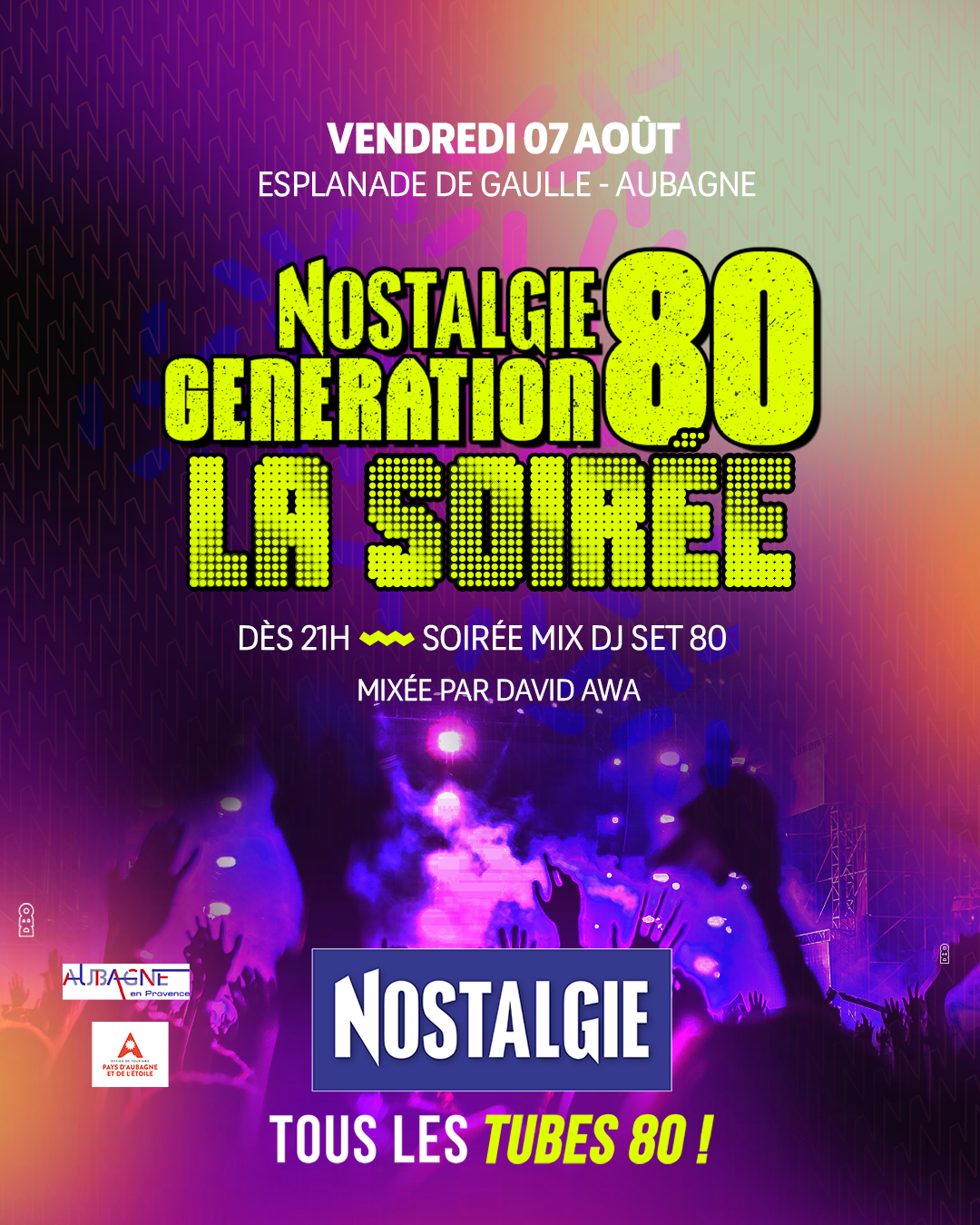Soirée Nostalgie génération 80