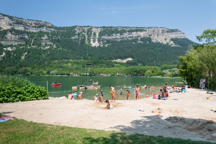 Plage de la Colonne à Nantua