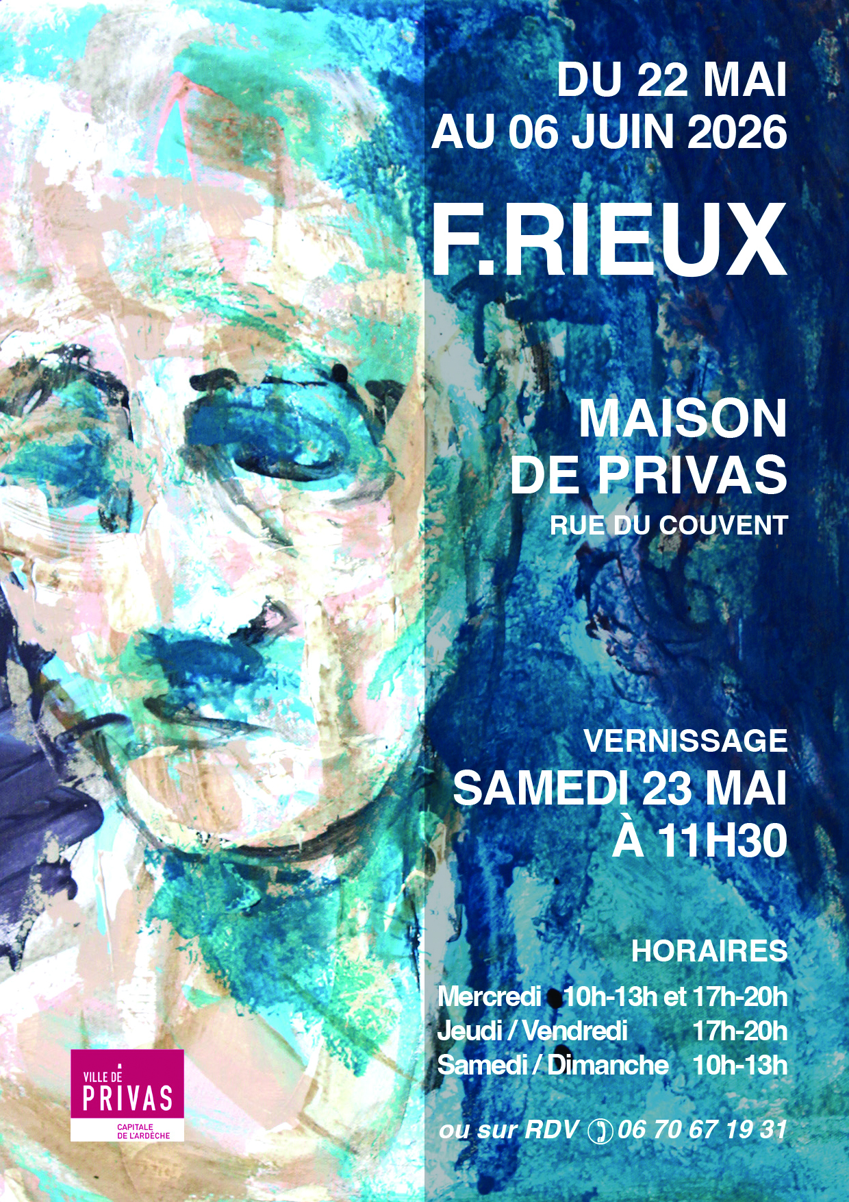 Exposition de peinture de François Rieux