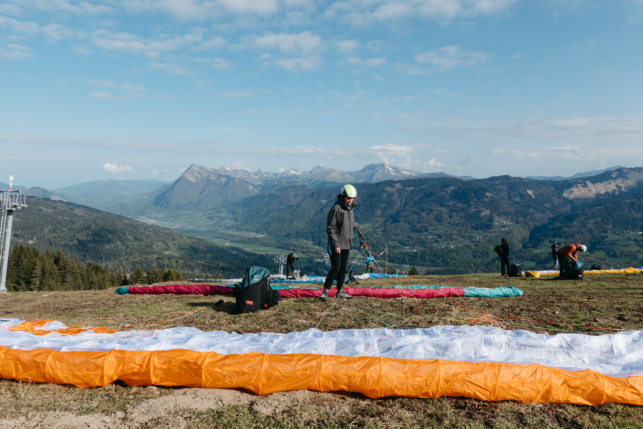 Thermal paragliding course
