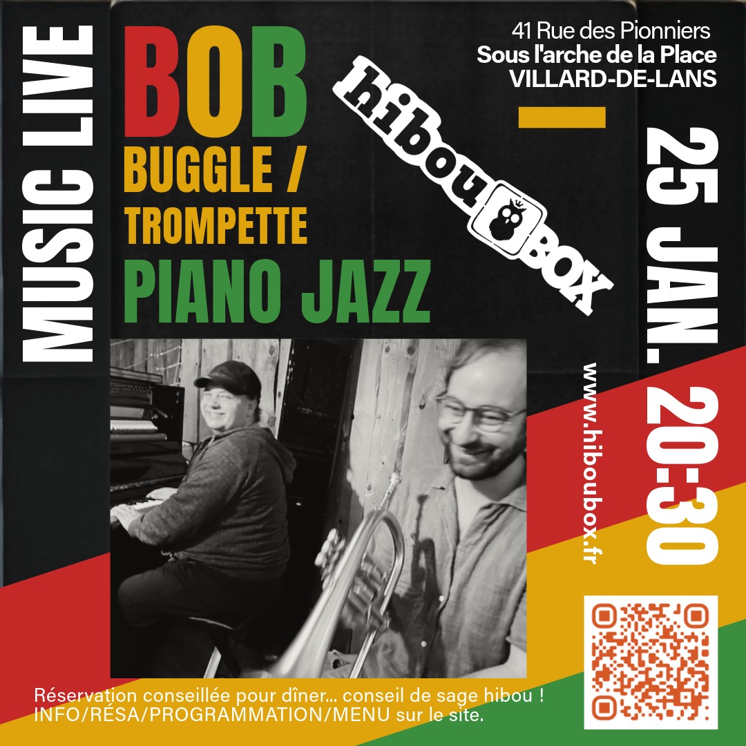 Concert Bob duo - Buggle, trompette et piano jazz