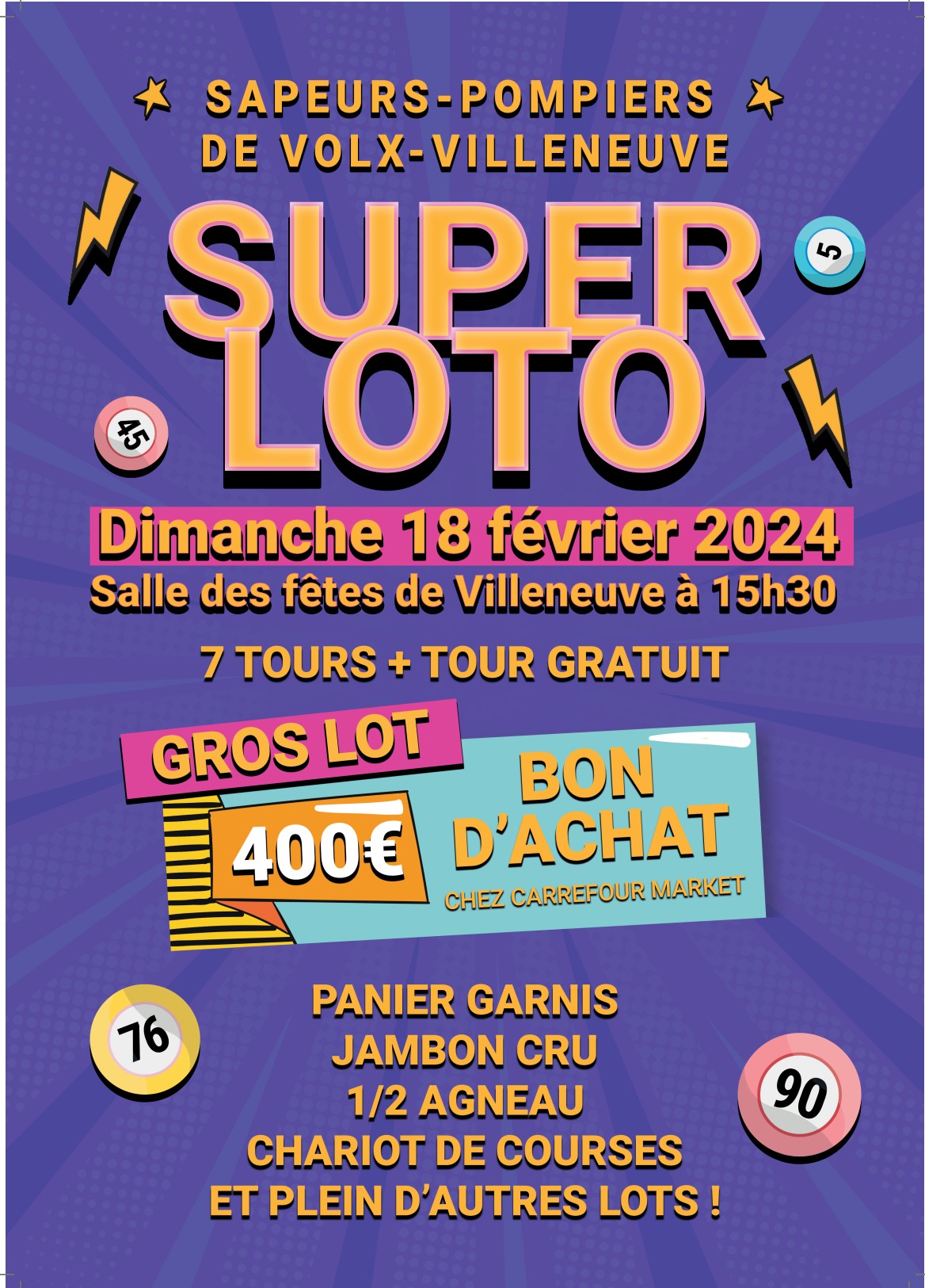 Loto bingo / Actualités 2018 / Actualités / Vivre à Villeneuve / Villeneuve  de Marsan - Villeneuve de Marsan