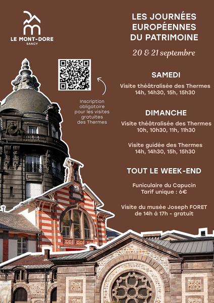 Journées Européennes du Patrimoine : Le Mont-Dore