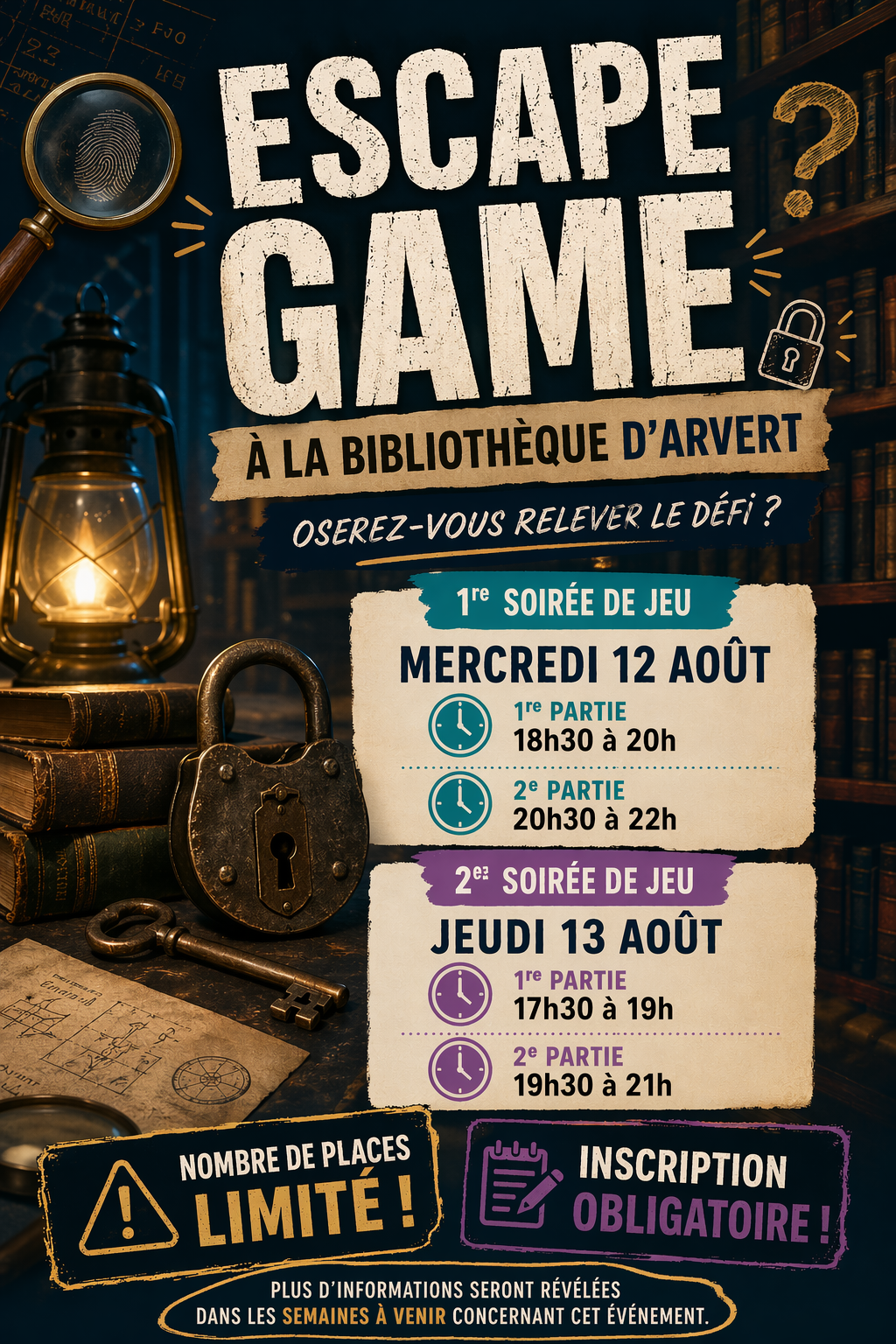 Escape Game de la Bibliothèque d'Arvert