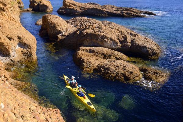 Demi-journée encadrée kayak La Ciotat