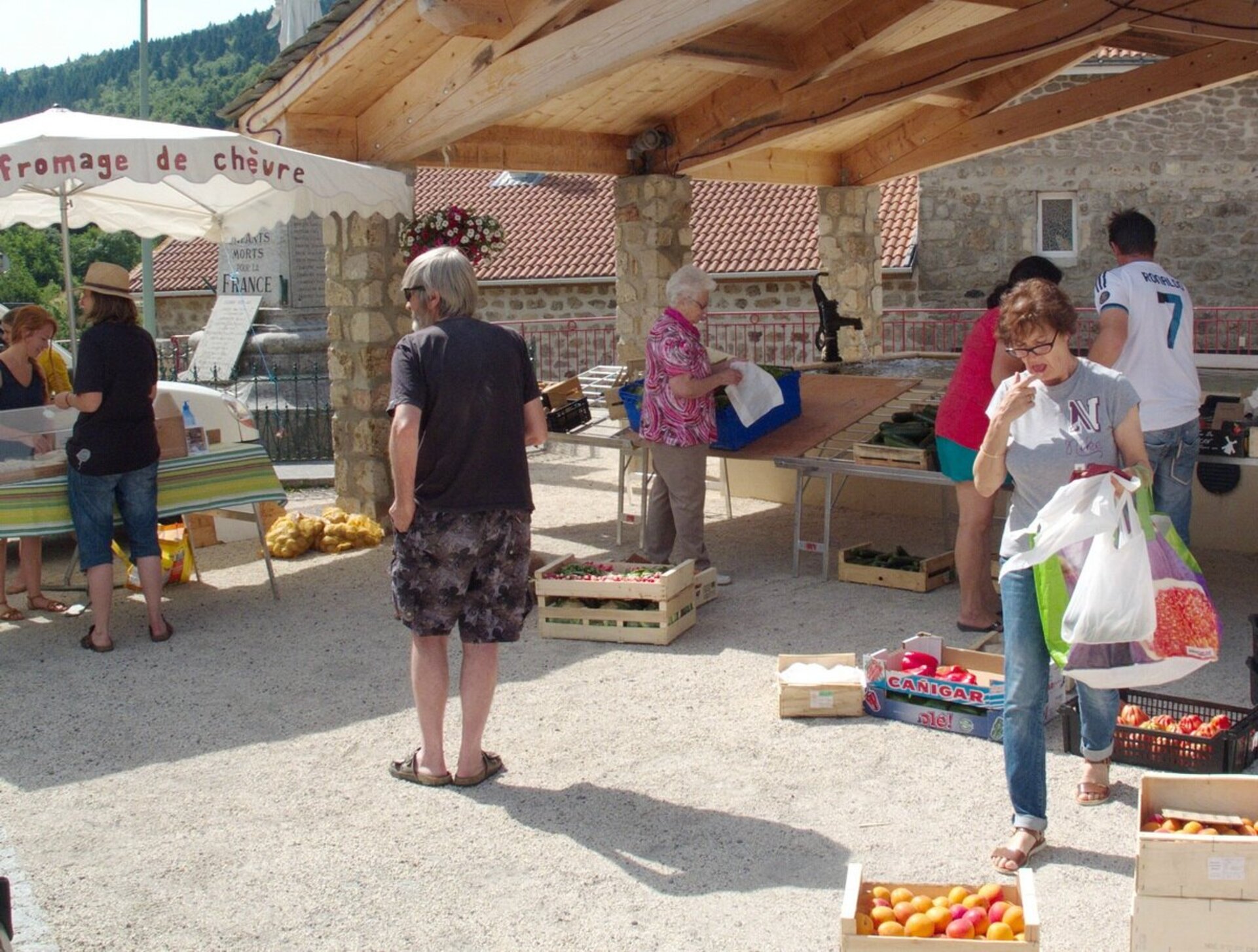 Marché de produits locaux