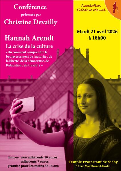 Conf&eacute;rence "La crise de la culture"