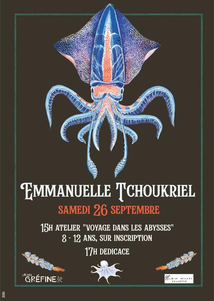 Atelier et dédicace avec l'illustratrice Emmanuelle Tchoukriel