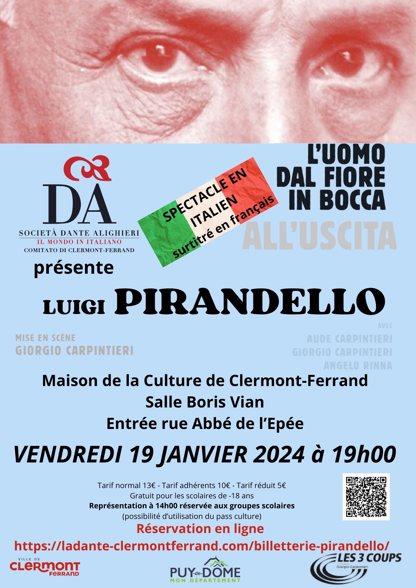 Spectacle Pirandello | Maison de la Culture