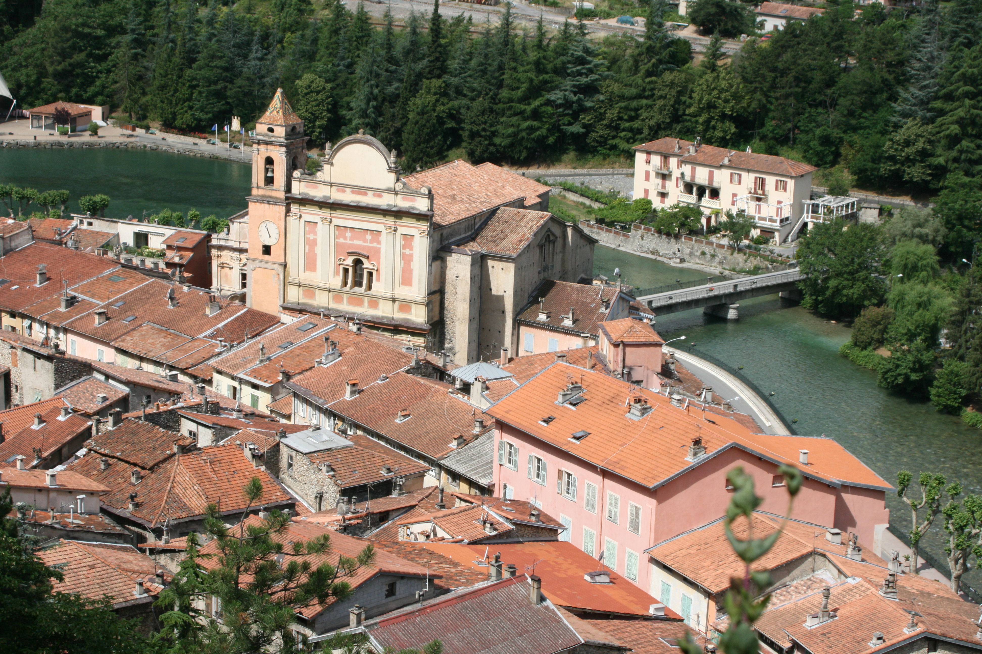 Sancta Maria in Albis church Breil sur Roya Menton Riviera