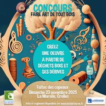SERD - Créer une oeuvre décorative à partir de déchets issu du bois_Crolles