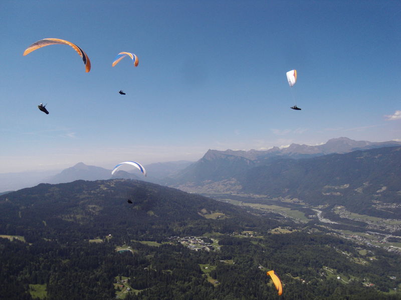 parapente samoens