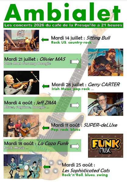 Concert au café de la presqu'île