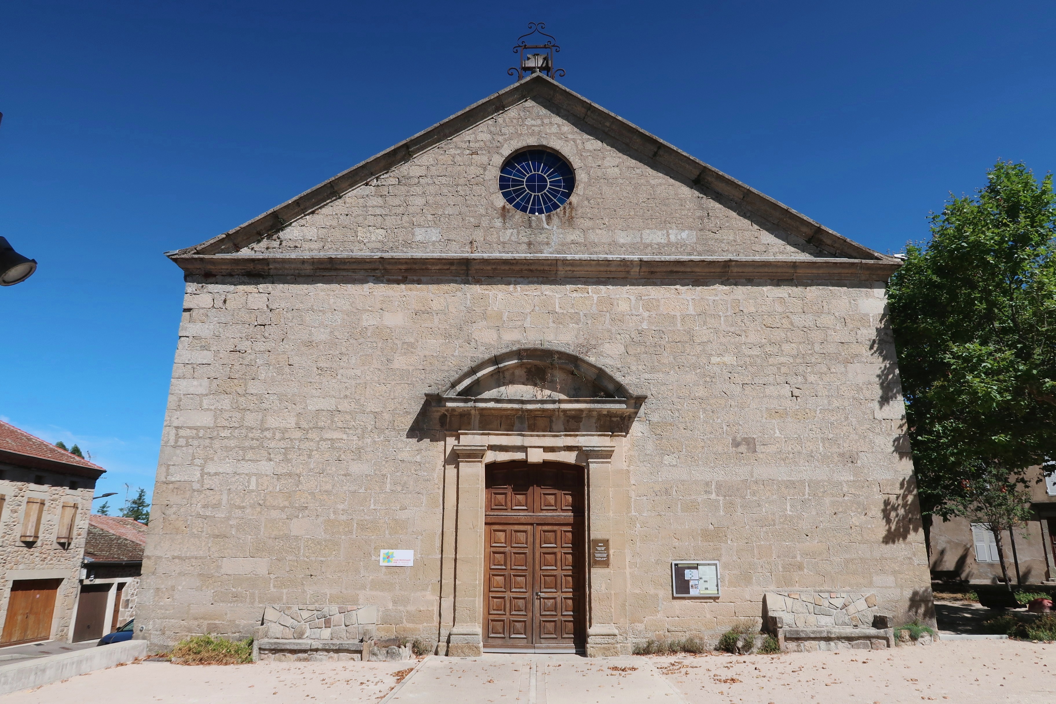 Le temple protestant à Vernoux-en-Vivarais