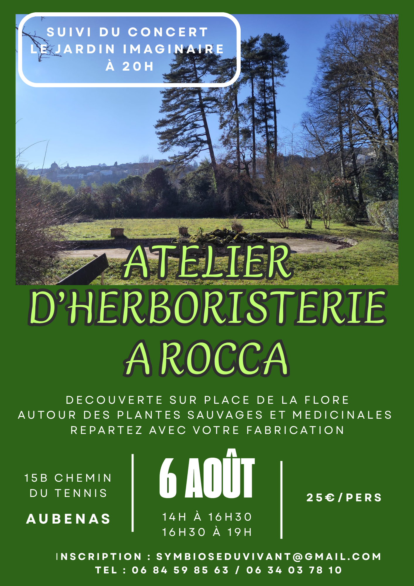 Atelier d'herboristerie à Rocca