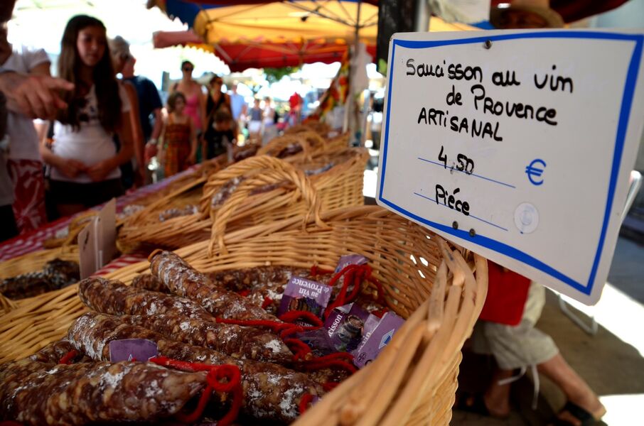Marché de La Tour d'Aigues