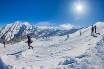 Parcours raquettes la lumineuse sommet du marin pascal