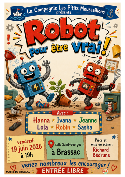 Théâtre: Robot pour être vrai !