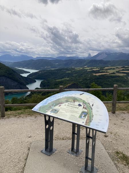 La table d'orientation du belvédère.
