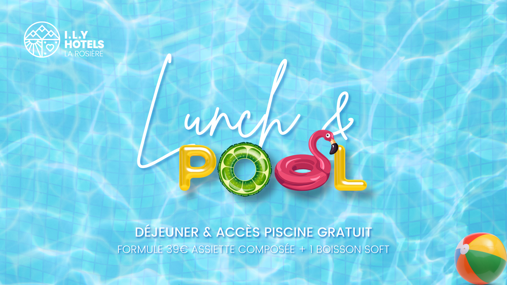 Lunch & pool | Spa Nuxe ILY Hotels La Rosière