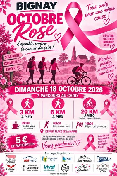 Marche solidaire - Octobre Rose
