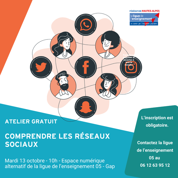 Atelier numérique : Comprendre les réseaux sociaux