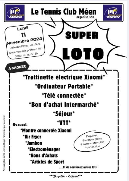 Super LOTO Le 11 nov 2024