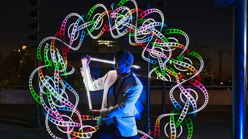 Goûter spectacle - Led Show_Les Gets