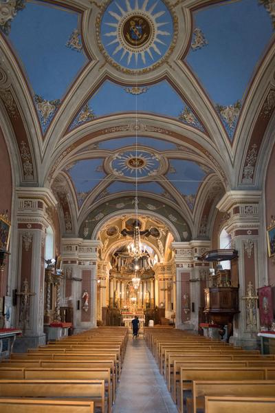 Intérieur de l'église de Fonctouverte
