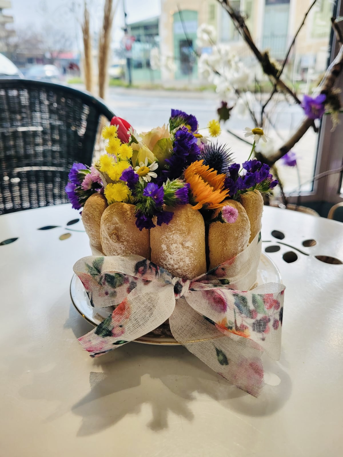 Gâteau de fleurs