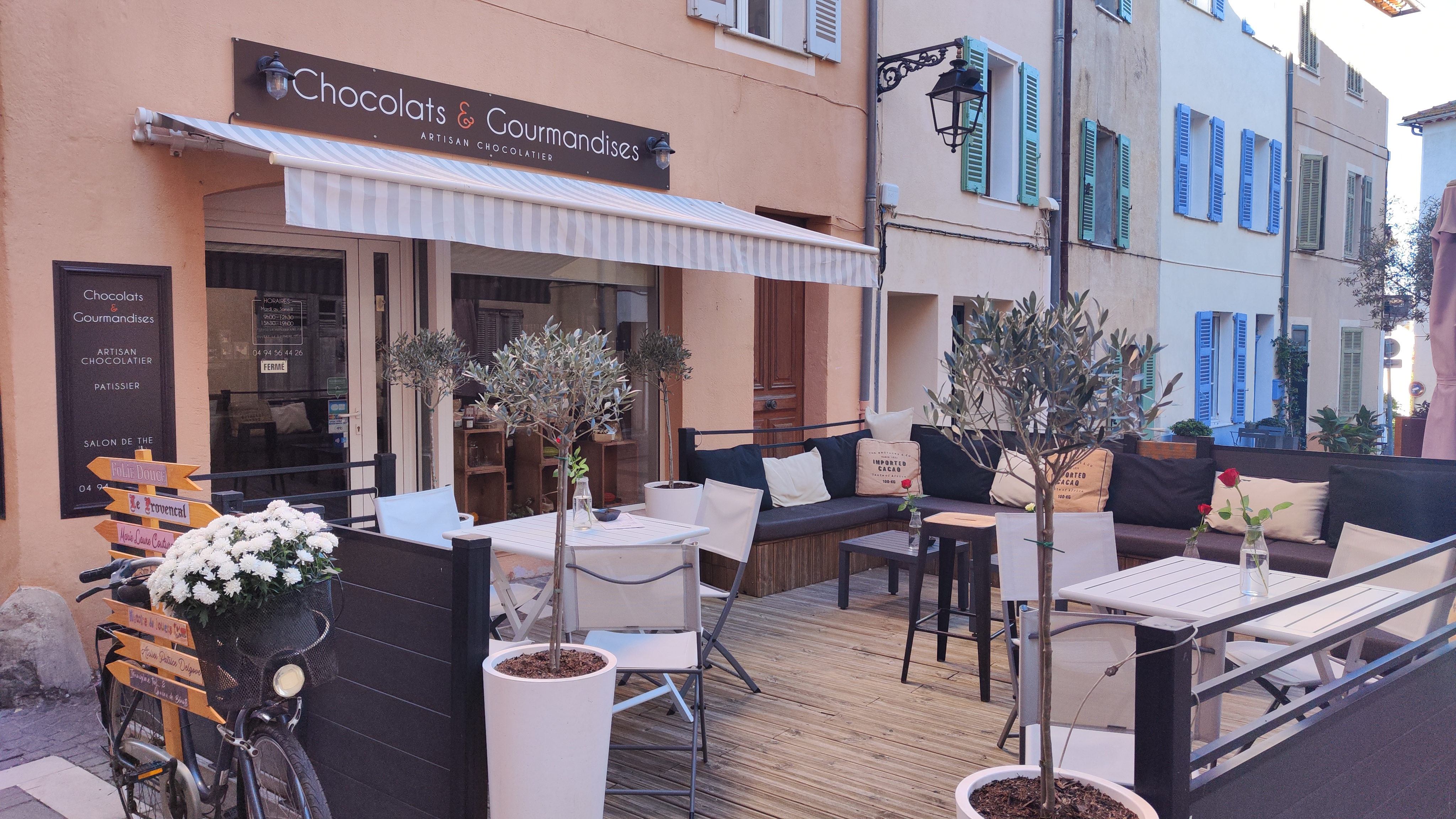 Terrasse Chocolats et gourmandises