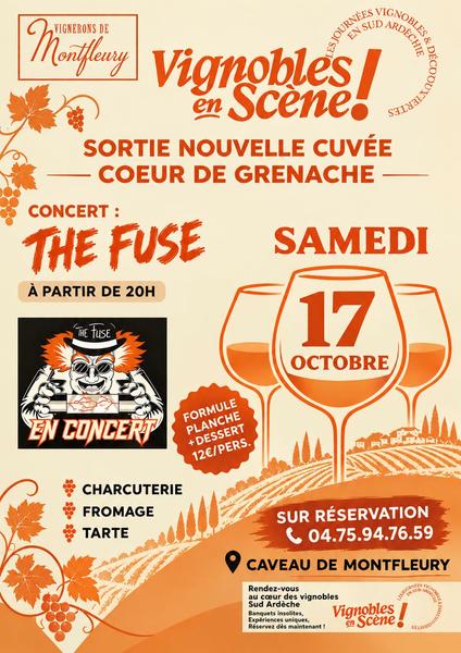 Vignobles en Scène : Soirée concert , dégustation de vins et planches apéritives au Caveau de Montfleury