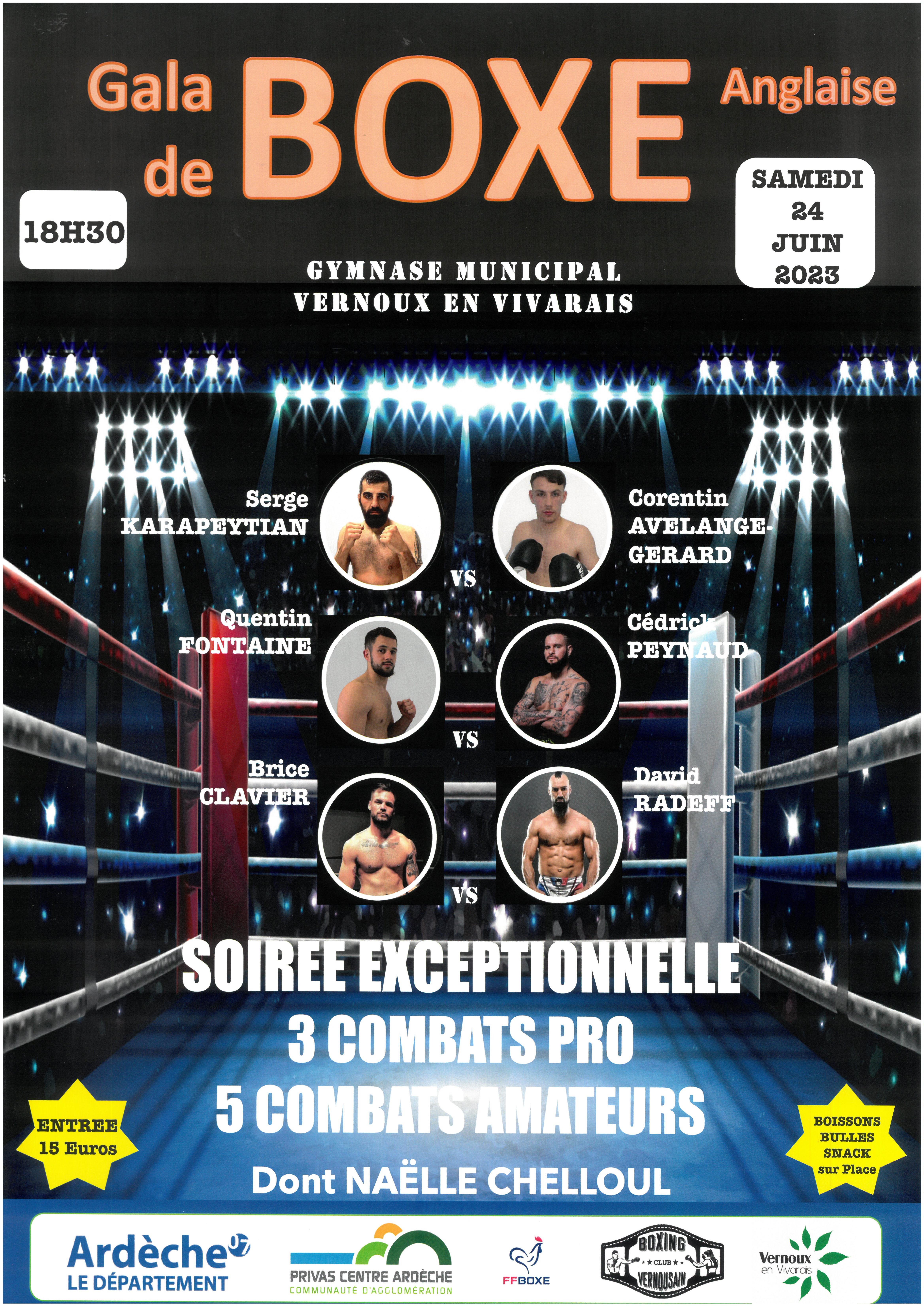 Events…Put it in your diary : Gala de boxe anglaise
