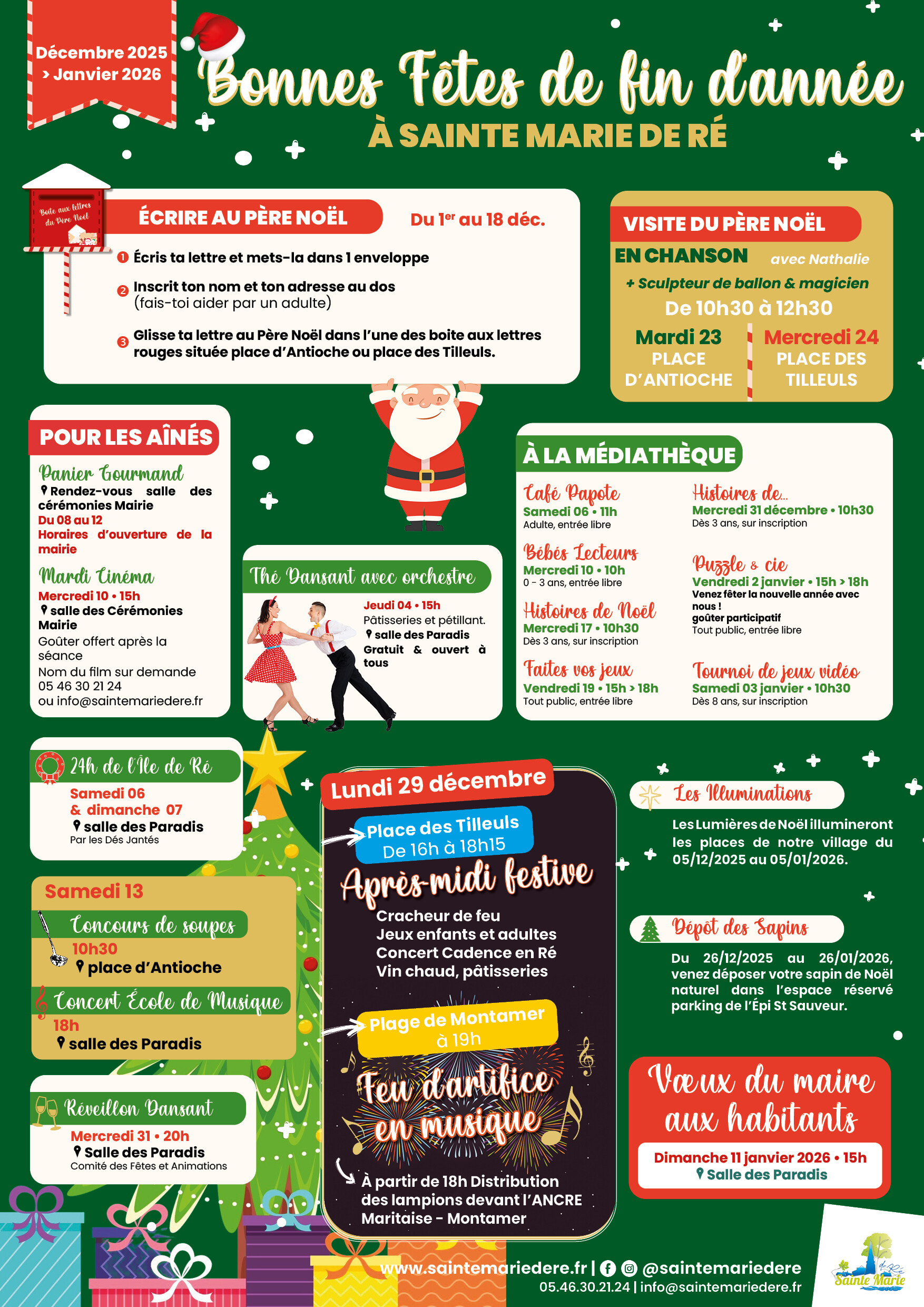 Après-midi festive et feu d'artifice en musique