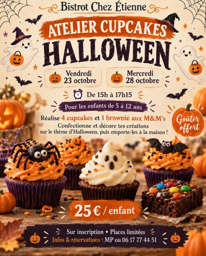 Halloween – Atelier cupcakes