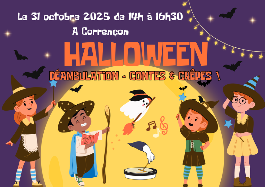 Après-midi Halloween : déambulation, contes et crêpes !_Corrençon-en-Vercors