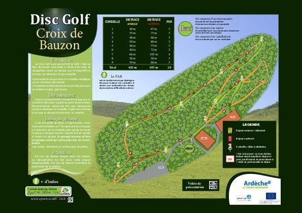 Disc Golf - La Croix de Bauzon