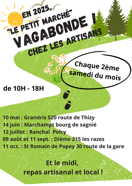 Le p\'tit marché vagabonde